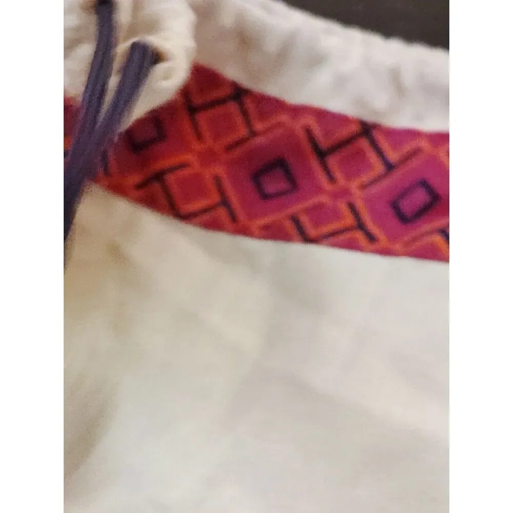 Tory Burch cream pillowcase